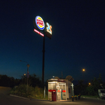 burgerking skyltar skyltkoncept